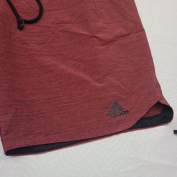 Adidas swim shorts in a reddish-brown color Size L - Picture 2 of 4